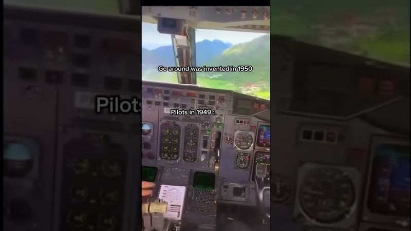 Pilots in 1949 💀 #shorts #funny #plane #aviation #goaround