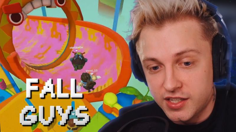 СТИНТ ИГРАЕТ В FALL GUYS #4