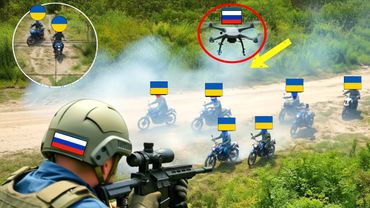 Российские снайперы и беспилотники наносят удары по украинским мотоциклетным подразделениям