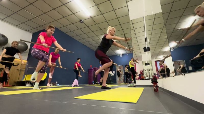 Пилатес для осанки с гимнастической палкой || Pilates with a stick || 25.09.2024 #fitness #спорт