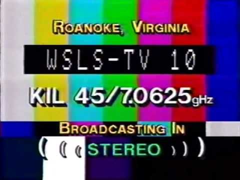 WSLS-TV 10, Roanoke VA Sign-Off and Sign-On 1993