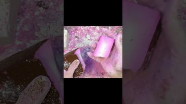 Pink Block #oddlysatisfying #crunchycrumbles #relax #satisfying #soap #crystals #gymchalk