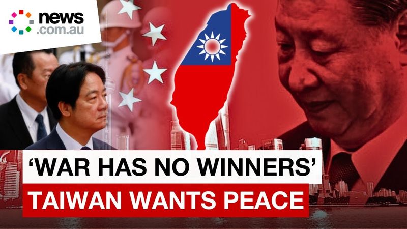 Taiwan seeks peace and dialogue with China