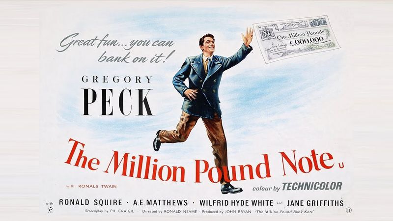 Банковский билет в миллион фунтов стерлингов - комедия UK 1953 Грегори Пек, Рональд Сквайр