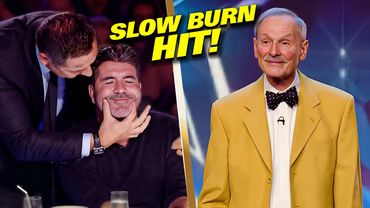 84-Year-Old's Endless Song Slowly TORTURES Simon! | Britain's Got Talent