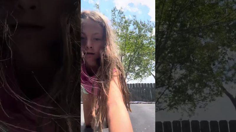 How to learn a handstand on trampoline 🥰