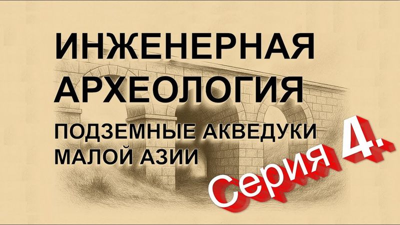Инженерная Археология. Подземные Акведуки Малой Азии. Серия 4