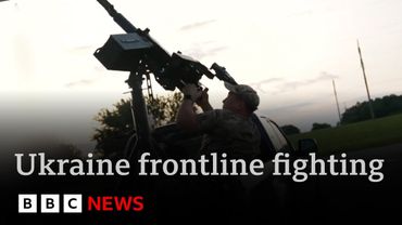 BBC frontline report:   Ukrainian troops in action against Russian drone attacks | BBC News
