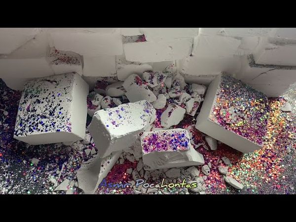 15k YouTube Celebration | Glittery Gymchalk | Gym Chalk Asmr