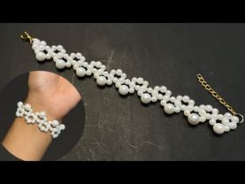 easy and simple beaded bracelet tutorial