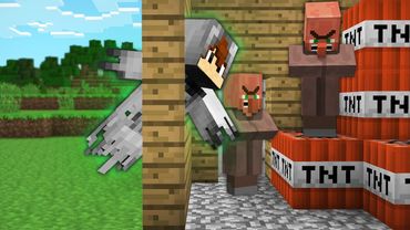 СТАЛ ПРИЗРАКОМ И ПРОСЛЕДИЛ ЗА ПРЕДАТЕЛЯМИ В МАЙНКРАФТ