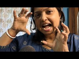 ASMR Hand sounds mouth sounds (spit painting. Fabric scratching. Coconut Rain. Pucking. )