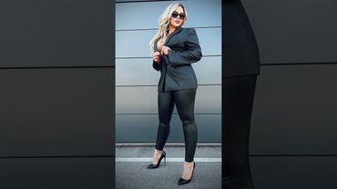 Estilo de vida Leather Diva - Looks com leggings brilhantes, elegância e estilo | Calças de couro...