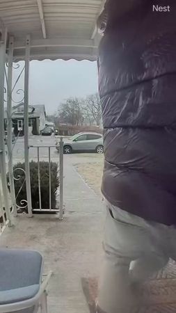 An overnight ice storm coated roads, sidewalks, and porches across me...