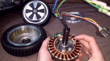 Генератор из мотор-колеса для мини ГЭС