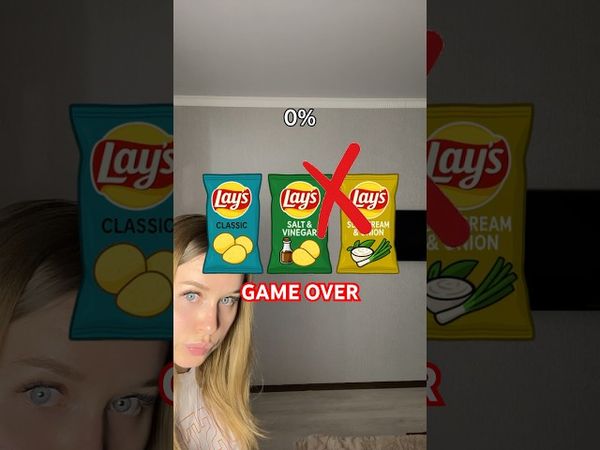 Lays Challenge🍟IMPOSSIBLE😭❤️#shorts