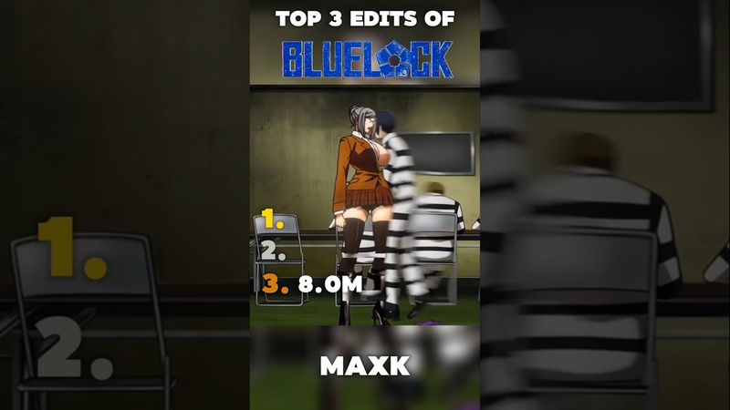 TOP 3 EDITS OF BLUE LOCK 🥶| #viral #anime #prime #bluelock #top #fypシ #edit