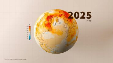 Map shows 40 years of monthly temperature anomalies | AFP