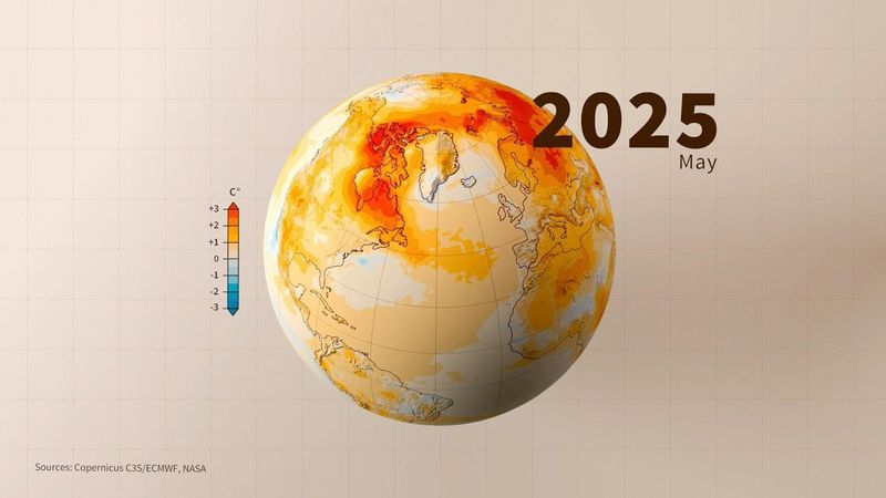 Map shows 40 years of monthly temperature anomalies | AFP