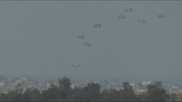 Several aid airdrop operations carried out over central Gaza | AFP