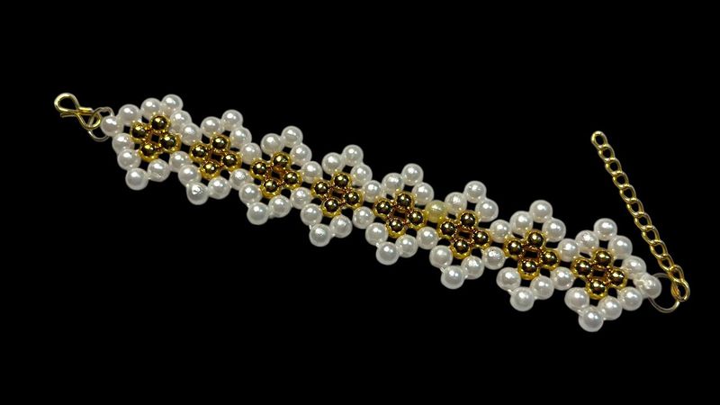 simple beaded bracelet tutorial 🤍