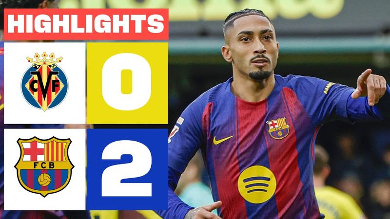 VILLARREAL CF 0 - 2 FC BARCELONA  | HIGHLIGHTS LALIGA EA SPORTS