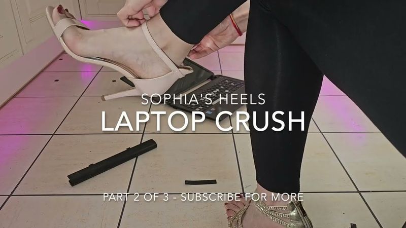 Barefoot & High Heel Durability Test | Toshiba Crush | Part 2👣👠💻