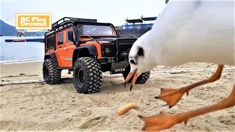 RC Car Traxxas TRX4 D110 Defender Beach SeaGull