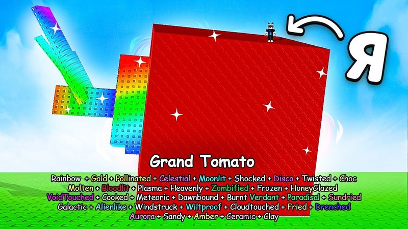 😱Я вырастил ВСЕ МУТАЦИИ GRAND TOMATO в Grow a Garden в Роблокс! ВЫРАСТИ САД с ПОМОЩЬЮ КИТСУНЕ