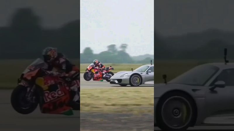 KTM RC16 VS PORSCHE | DRAG RACE #shorts #ktm #youtubeshorts #shortvideo