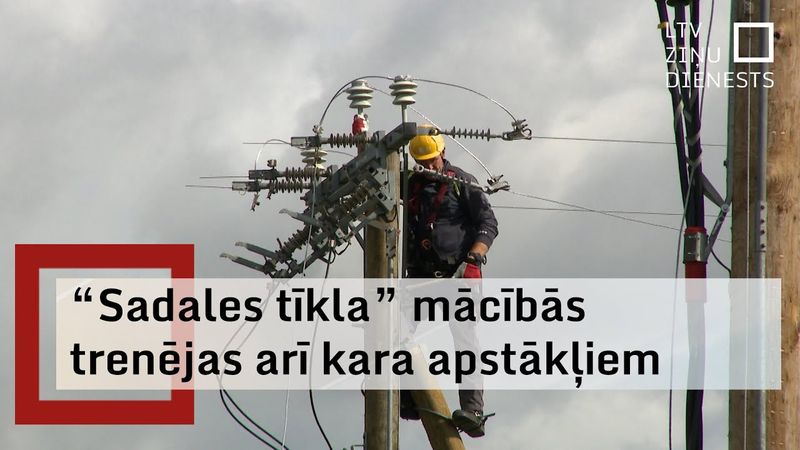 Elektromontieri mācībās trenē spēju reaģēt krīzes situācijās