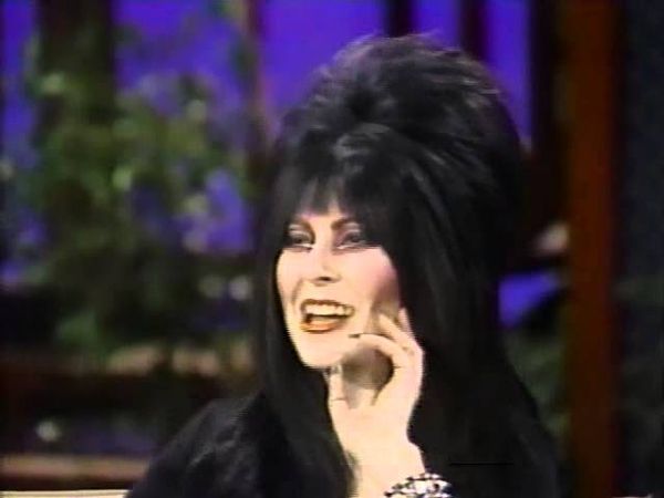 Elvira visits Alan Thicke 1983