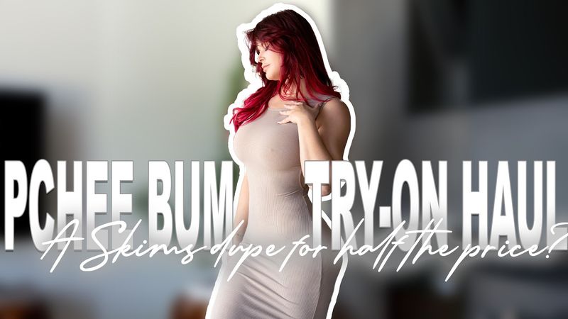 The Dress That Could Rival Skims + my honest thoughts | PCHEE BUM Try-On Haul | JennKindaExists