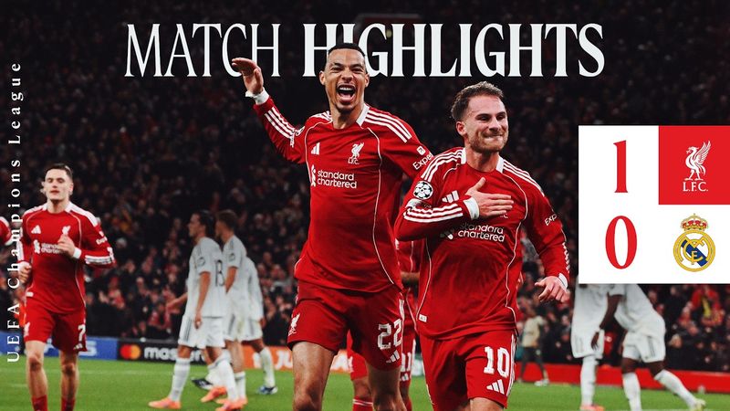 Highlights: Liverpool 1-0 Real Madrid | Mac Allister Goal! | UEFA Champions League