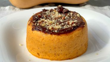 Чизкейк из тыквы за 5 минут в микроволновке