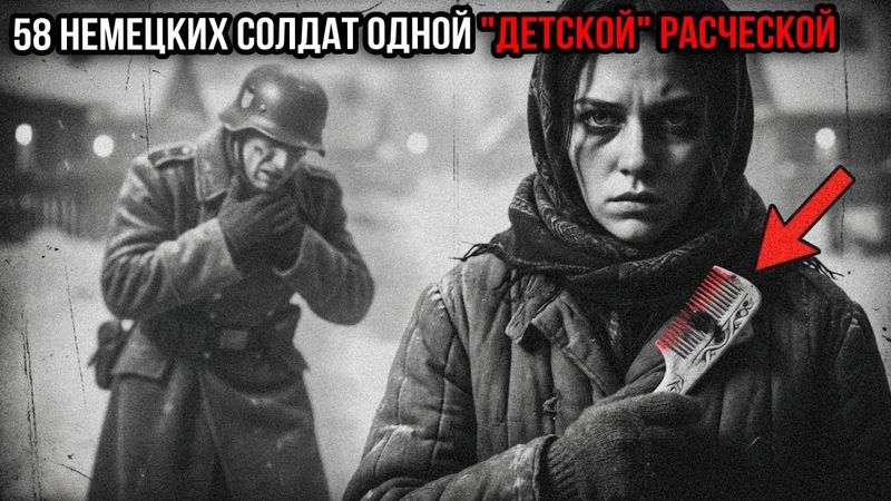 Советская партизанка убила 58 немцев одной расческой, без шума и единого выстрела