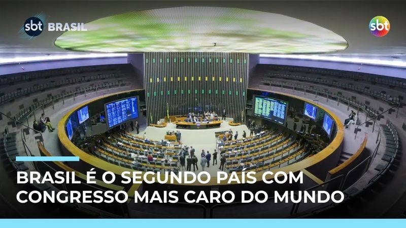 Brasil é o 2º país do mundo que mais gasta com Congresso; orçamento chega a R$ 18 bi | #SBTBrasil