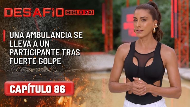 Una ambulancia se lleva a un participante tras fuerte golpe - Capítulo 86 | Desafío del Siglo