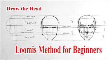 Loomis Method for Beginners | Draw the Head in 3 Easy Steps  #LoomisMethod #HowToDraw