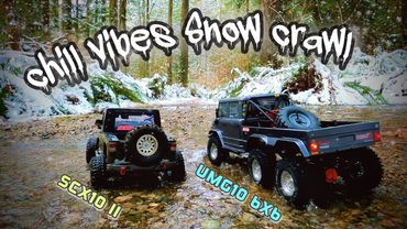 MOST Exciting Axial Snow Crawl in the HISTORY of MANKIND!! w/Umg10 6x6 & Scx10 ii 🤯