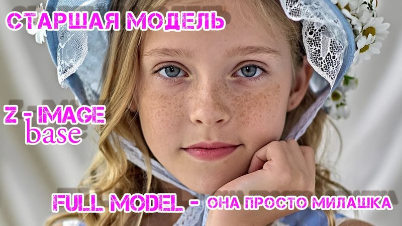 Вышла новая Z image Base - старшая модель линейки Z IMAGEs, что сказать? она так же хороша как и ZIT