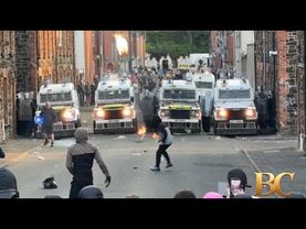 Homes, cars set ablaze in Northern Ireland during protests