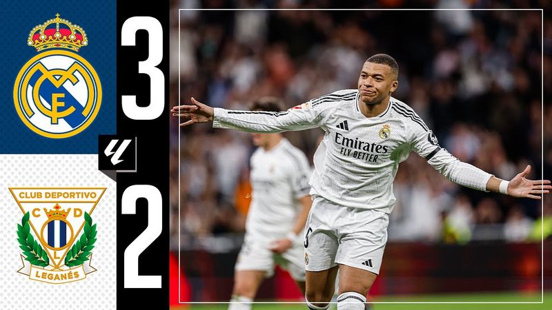 HIGHLIGHTS | Real Madrid 3-2 Leganés | LaLiga 2024/25