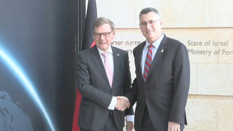 Israeli Foreign Minister Saar welcomes German counterpart Wadephul in Jerusalem | AFP