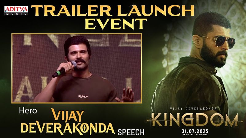 Hero Vijay Deverakonda Energetic Speech @ Kingdom Trailer Launch Event | Bhagyashrii | Anirudh