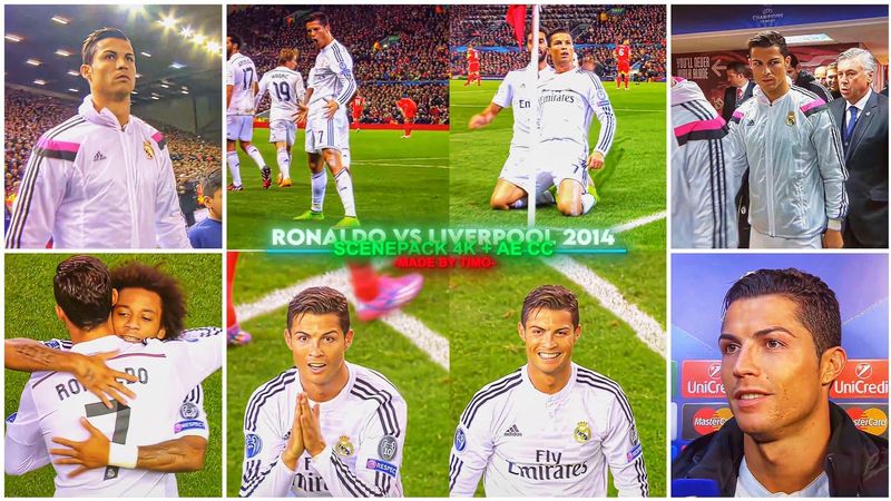 Cristiano Ronaldo Vs Liverpool 2014 / RARE CLIPS ● SCENEPACK 4K ( With AE CC and TOPAZ )
