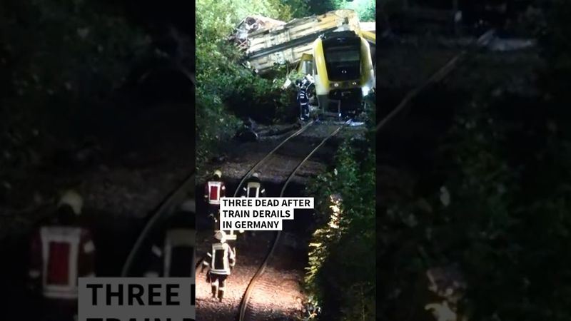 Three dead, several injured after train derails in Germany