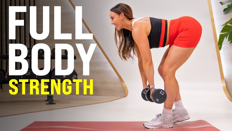 40 Minute Glutes, Legs, Back, and Arms Strength Workout for All Fitness Levels!