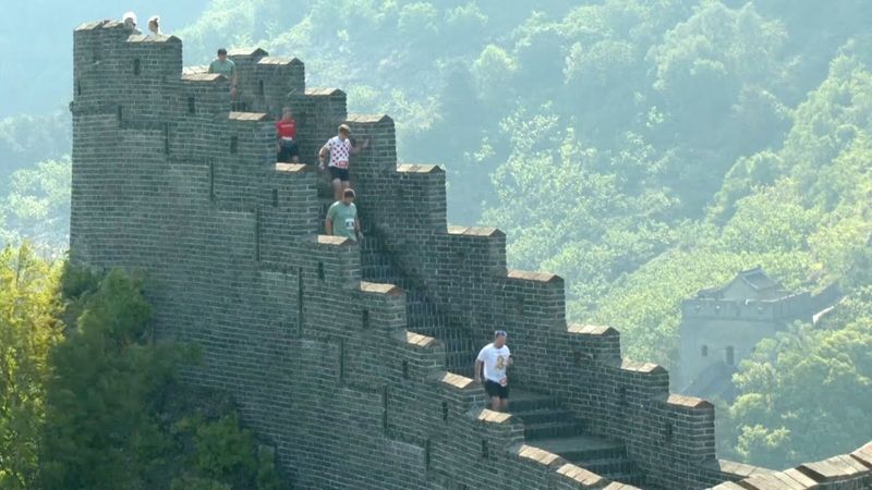 В забеге по Великой Китайской стене поучаствовали более 1200 спортсменов