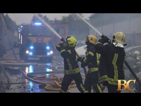 Russia launches largest drone attack on Ukraine as Kyiv pushes US for air defense aid